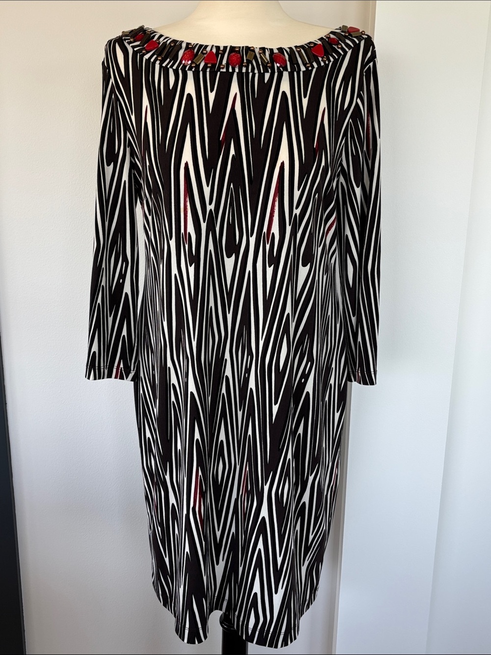 Chicos Geometric Print Dress